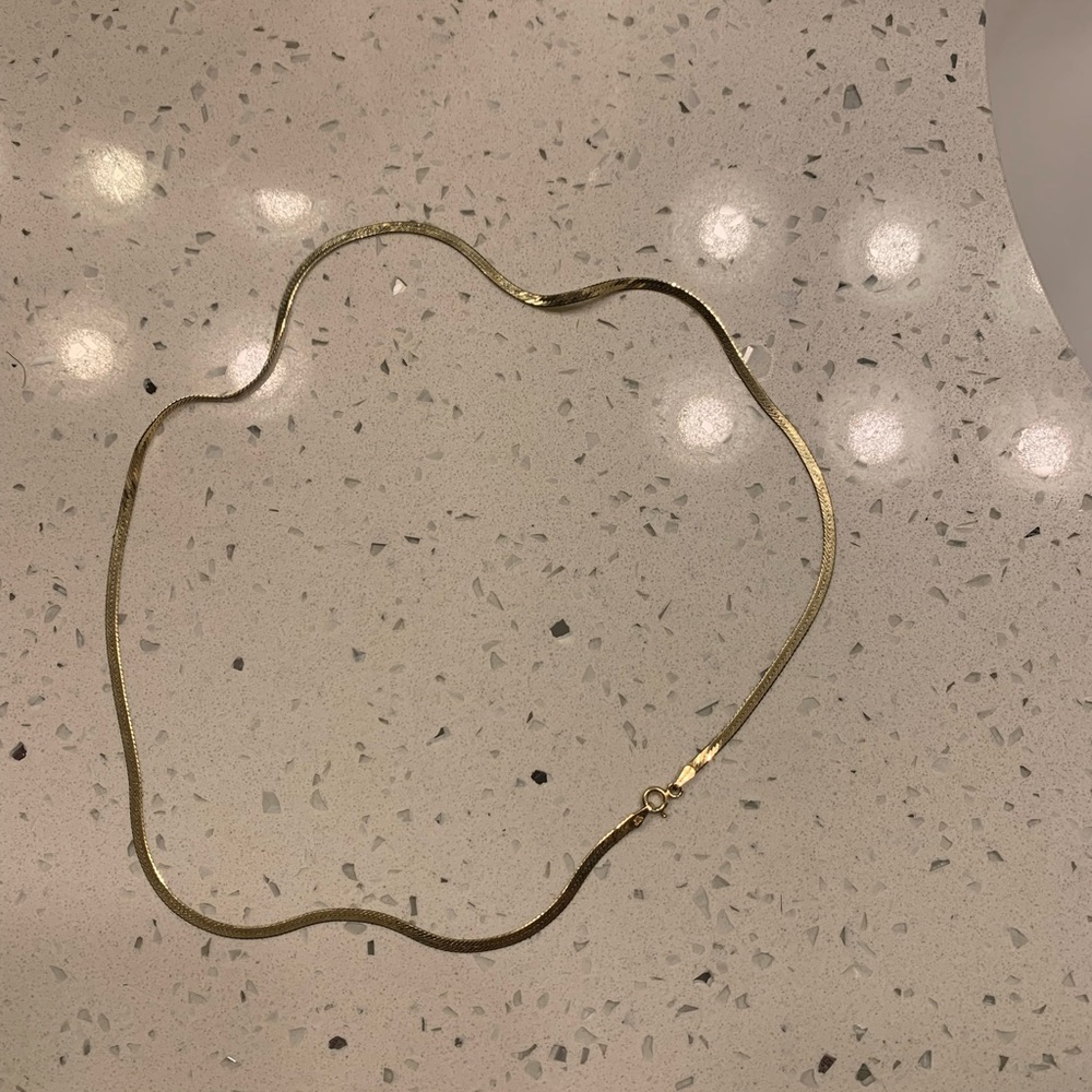 925 Italy danecraft gold necklace 14kt . Does not come with box